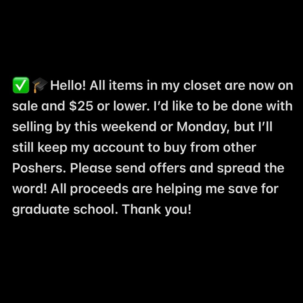 ALL ITEMS MARKED DOWN